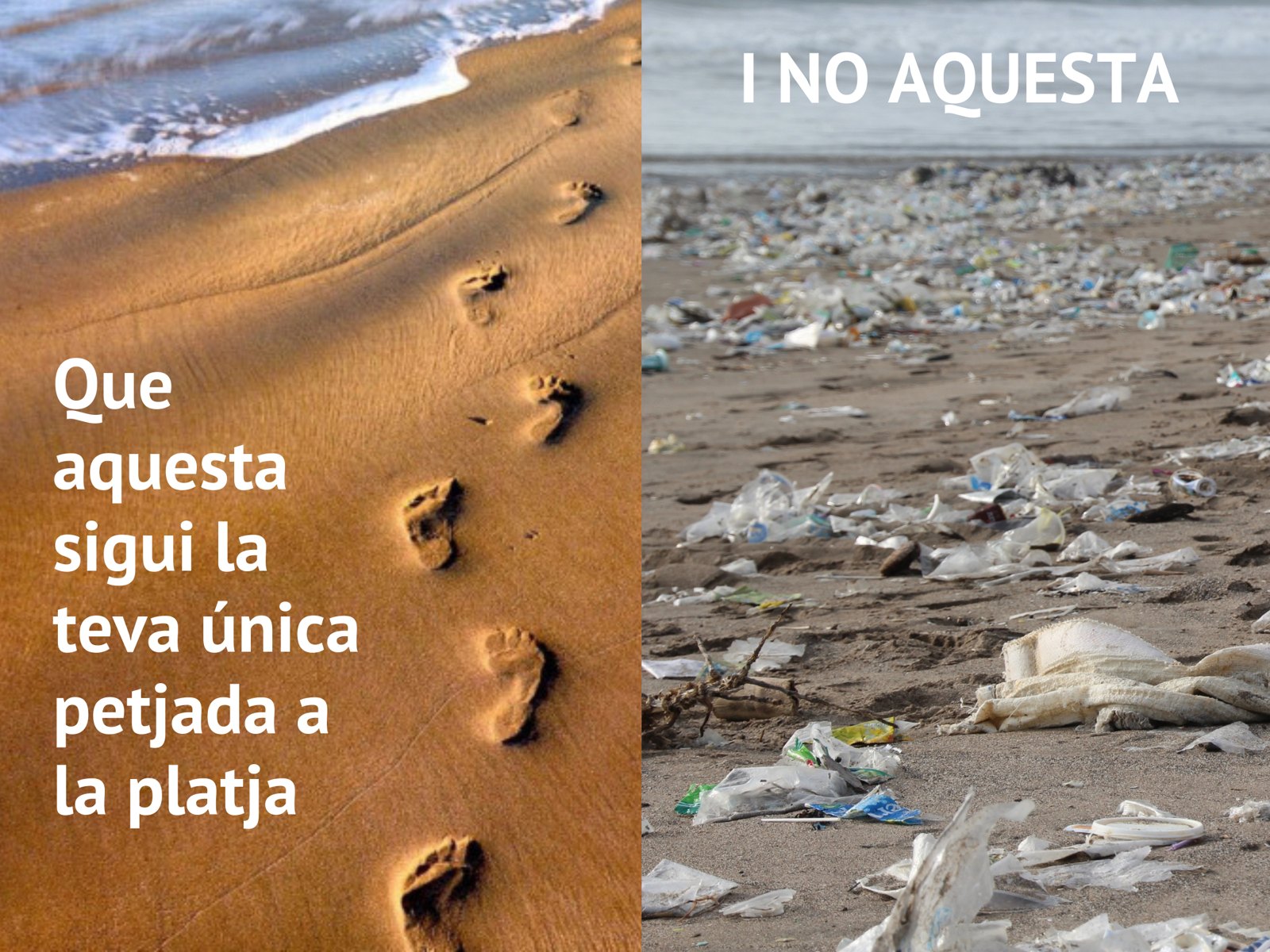 Cartell ambiental Montgat Net